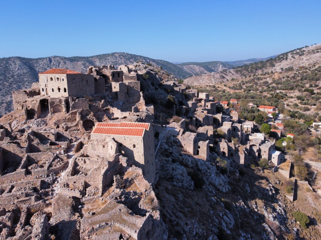 Anavatos village in Chios Island