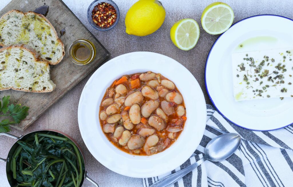 Beans in sauce