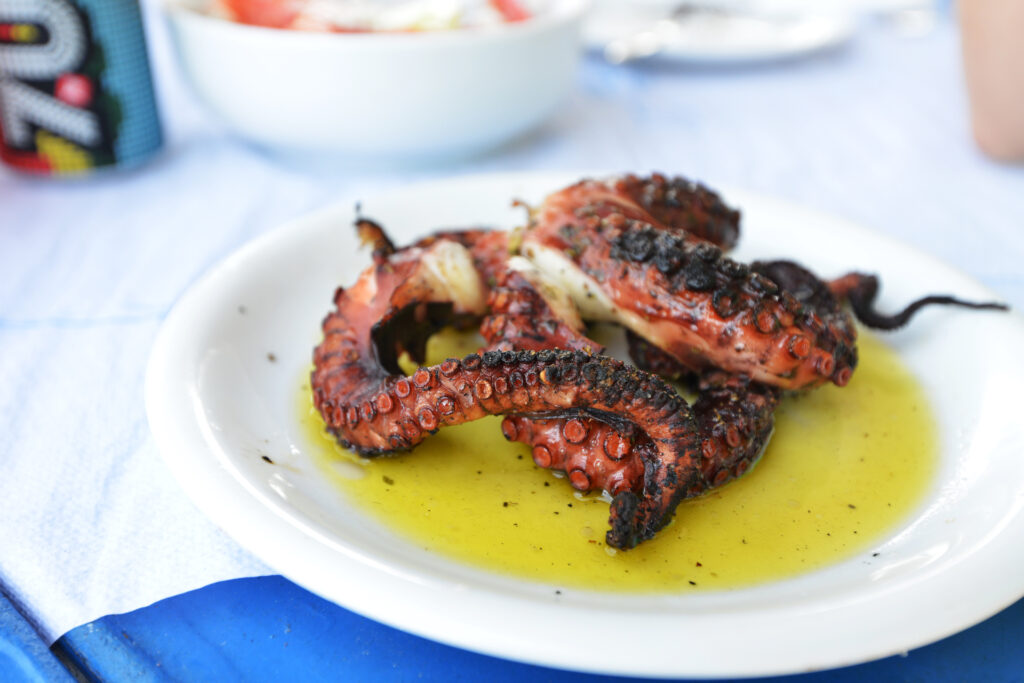 Grilled Octopus in sauce