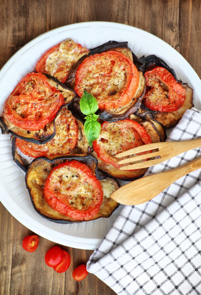 Eggplant with tomato