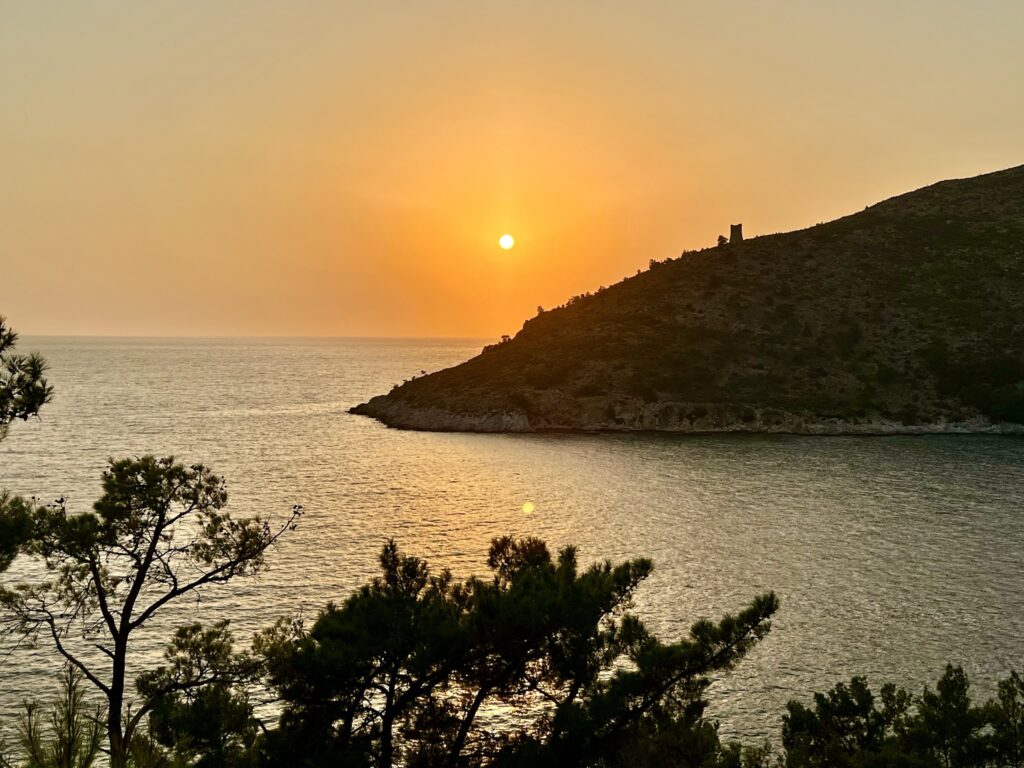 Agia Markella sunset